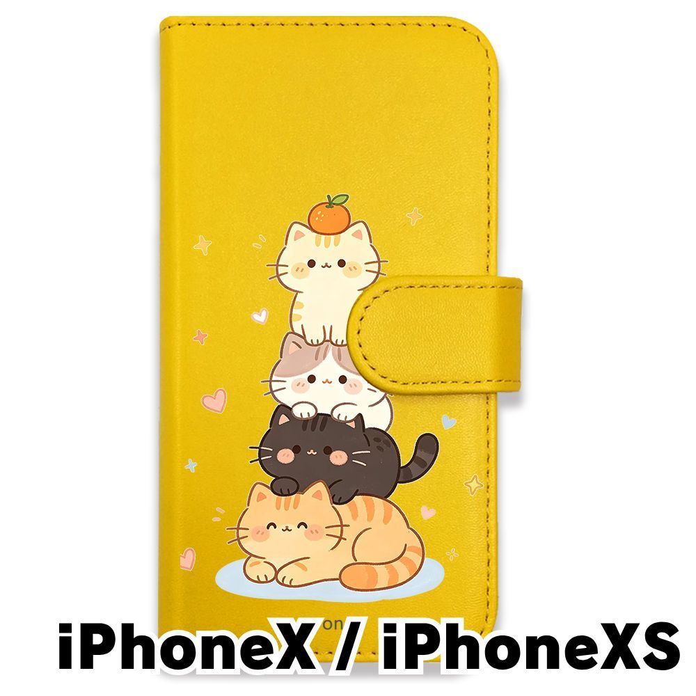 新品未使用】 iphoneX/XS/iPhone XS 手帳型スマホ ケース (色