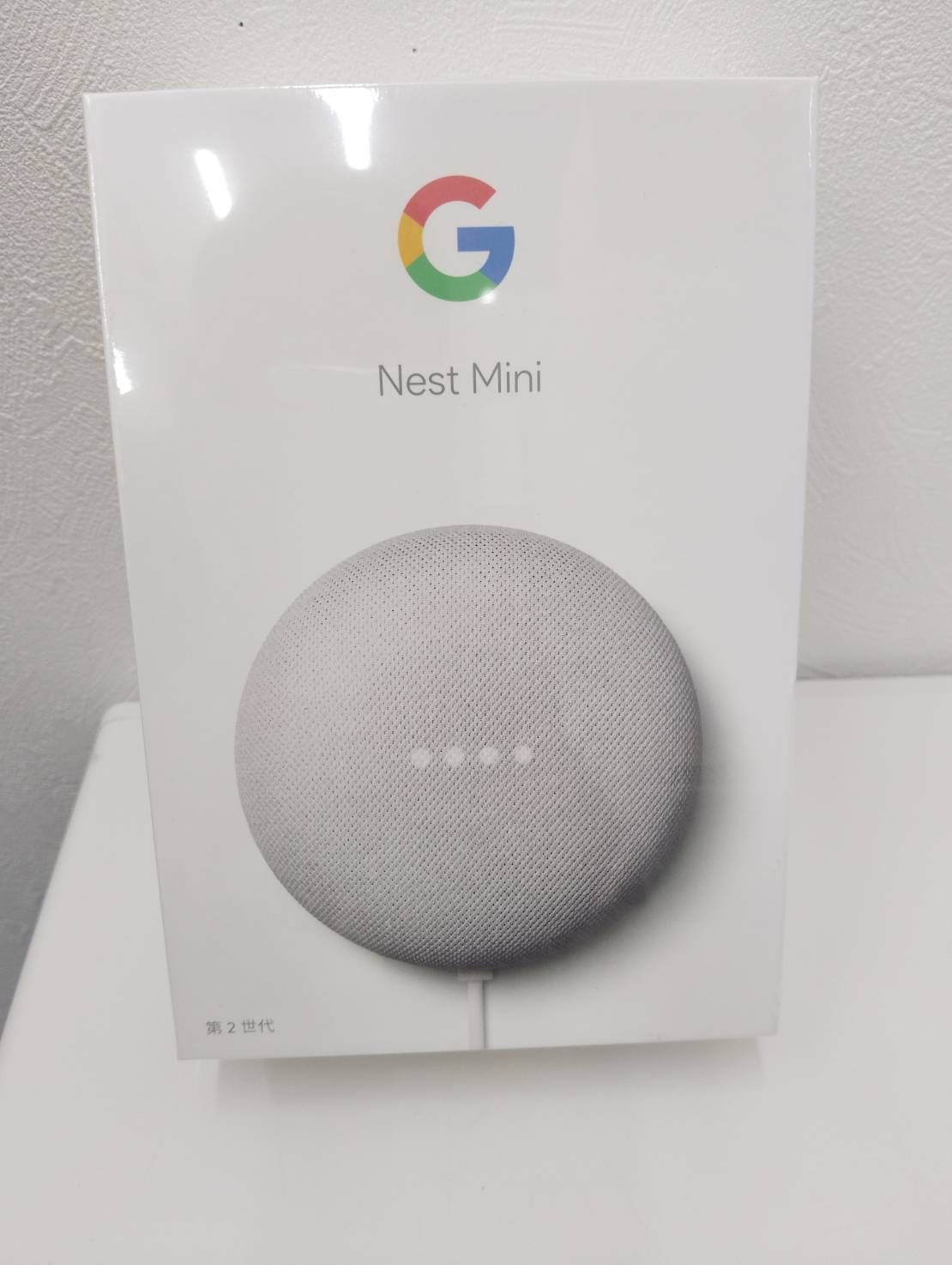 新品未開封】Googie Nest Mini 第2世代 チョーク 白 - メルカリ
