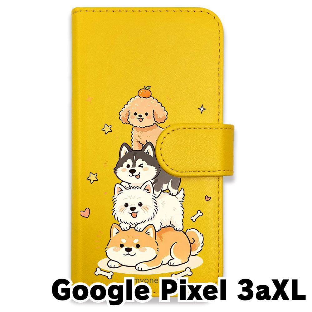 新品未使用】 Google Pixel 3a XL 手帳型スマホ ケース (色：イエロー
