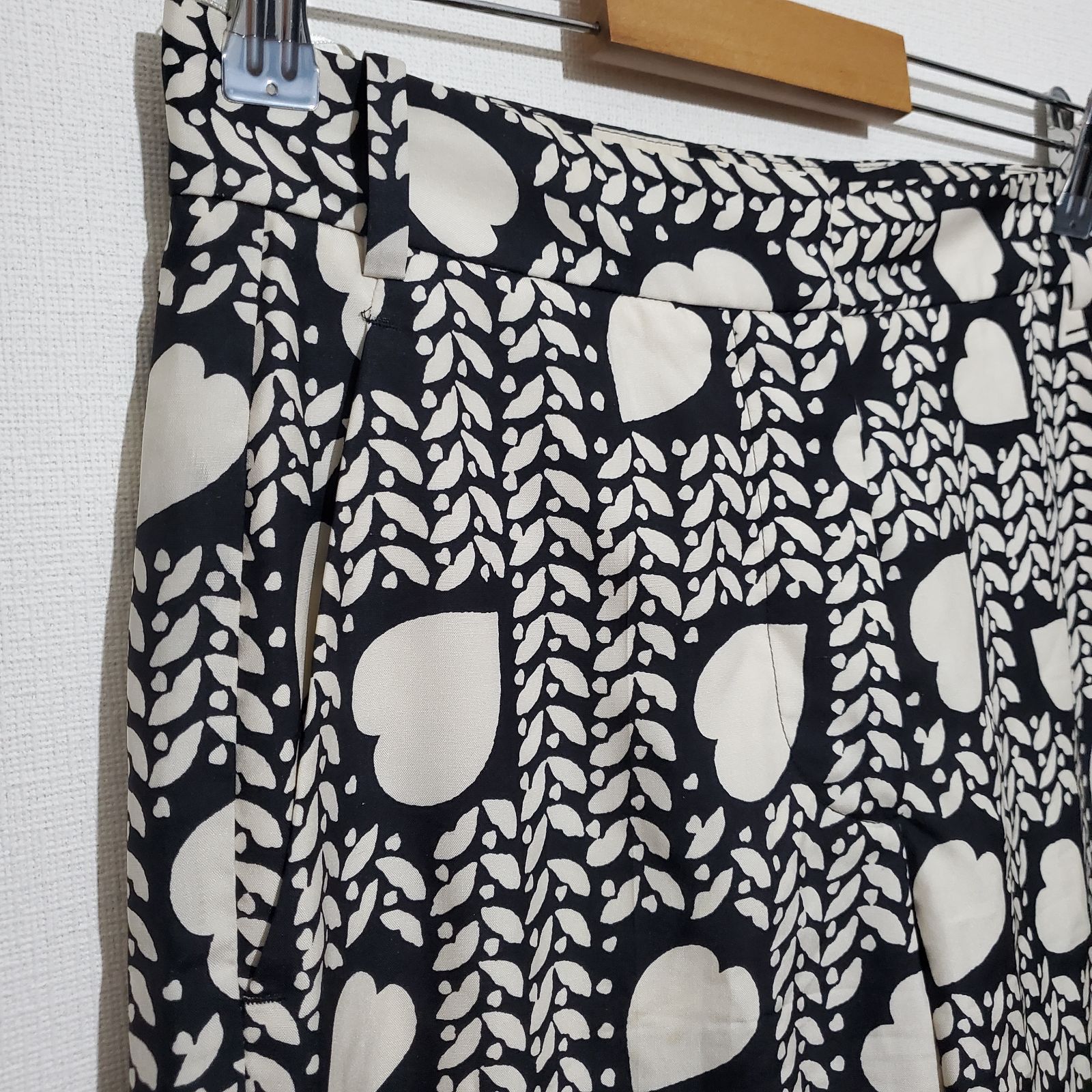 STELLA McCARTNEY ステラマッカートニー シルク100% 総柄 テーパード