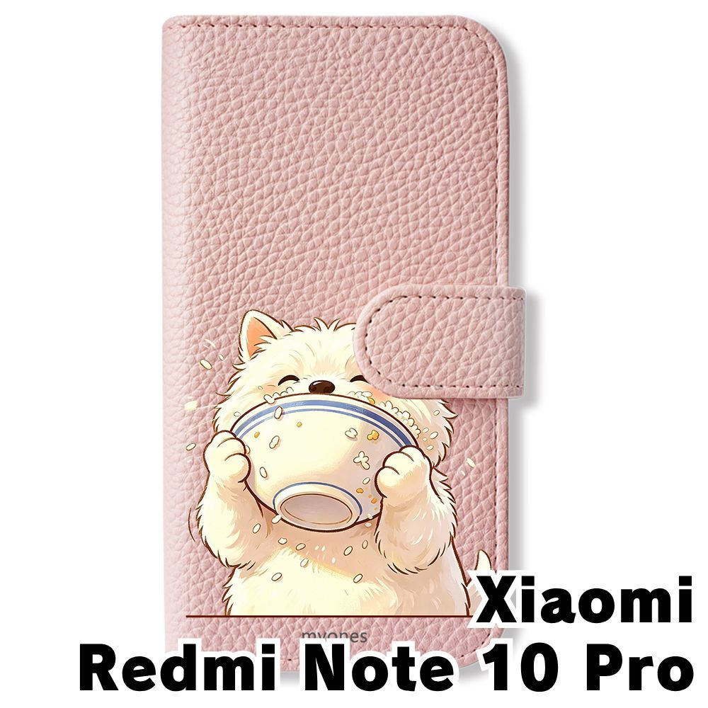 新品未使用】 Redmi Note 10 Pro 手帳型スマホ ケース (色：サクラ