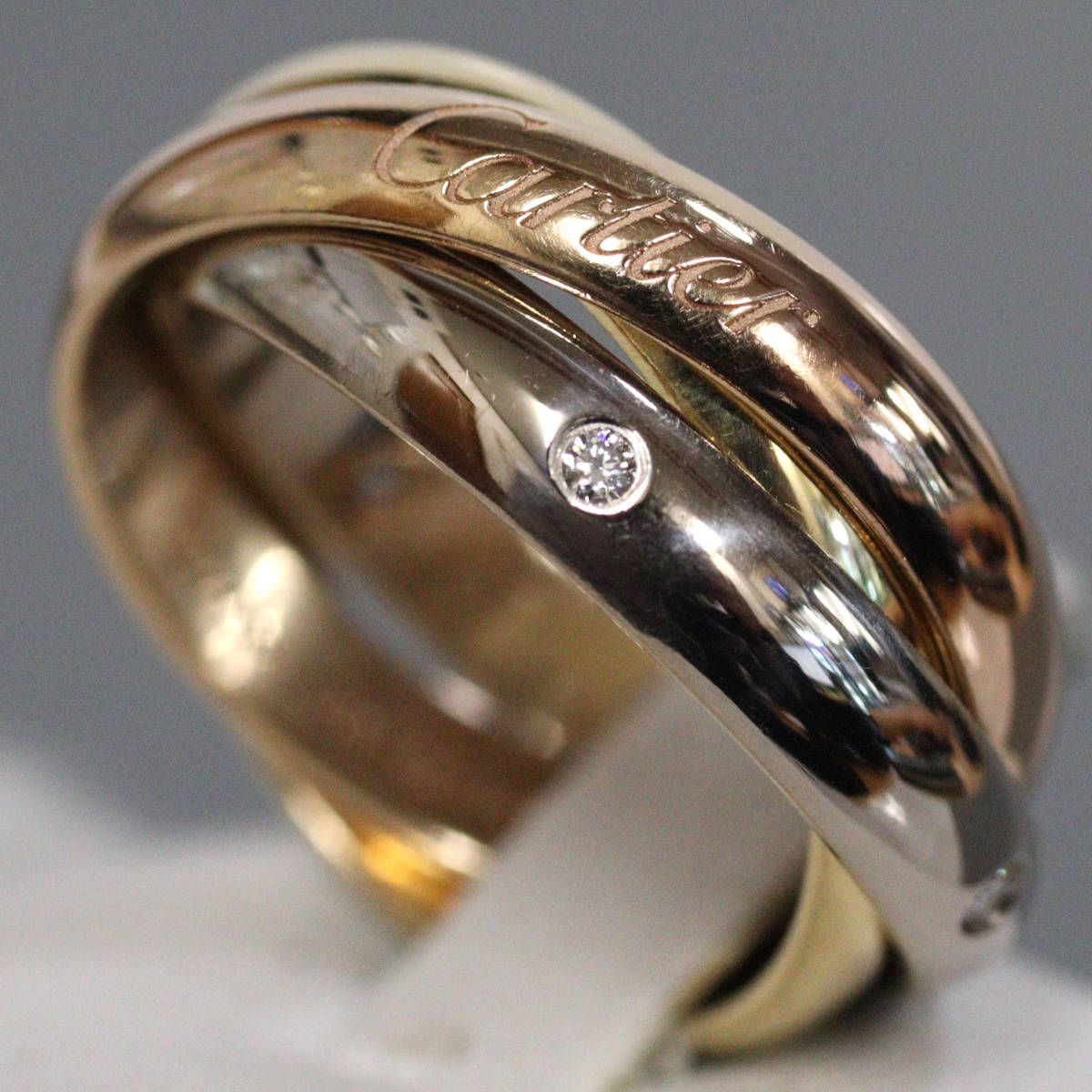 リング カルティエ トリニティリングMM #51 11号 750 Cartier 