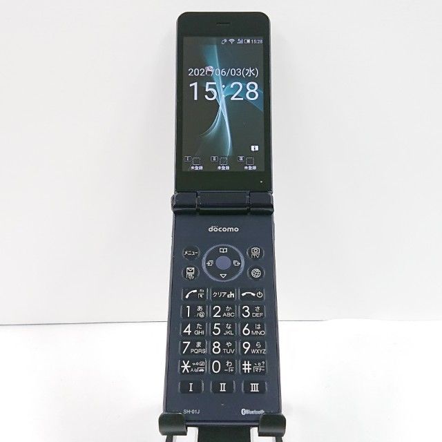 docomo AQUOS SH-01J 折りたたみ式 ブルーブラック AQUOS ケータイ SH-01J ドコモ ブルーブラック 送料無料 本体 c20425