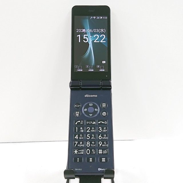docomo AQUOS SH01J 本体 AQUOS ケータイ SH-01J ドコモ ブルーブラック 送料無料 本体 c20424