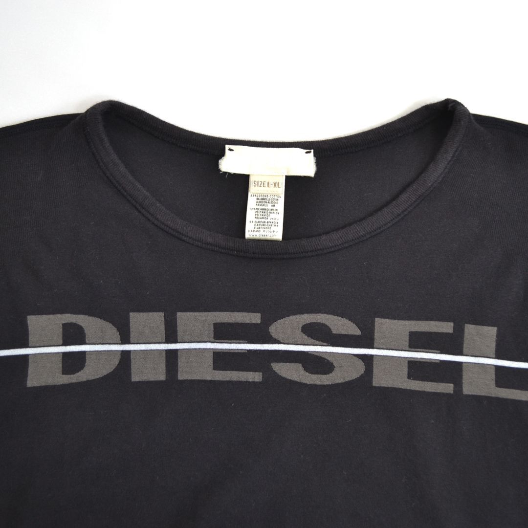 希少】DIESELディーゼル ギリシャ製 00s Y2K スリムフィット 直線ロゴ 