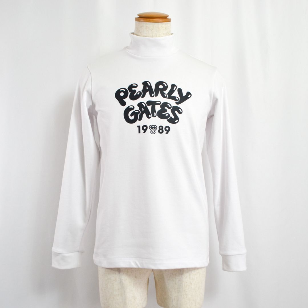 極美品】PEARLY GATESパーリーゲイツ 25AW 現行デザイン Cソロナ裏毛