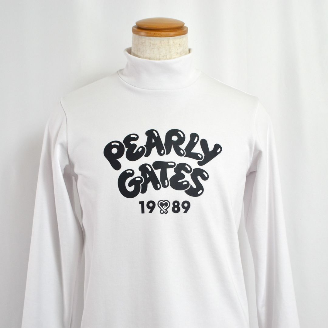 極美品】PEARLY GATESパーリーゲイツ 25AW 現行デザイン Cソロナ裏毛