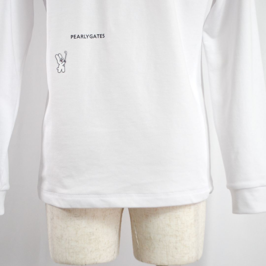 極美品】PEARLY GATESパーリーゲイツ 25AW 現行デザイン Cソロナ裏毛