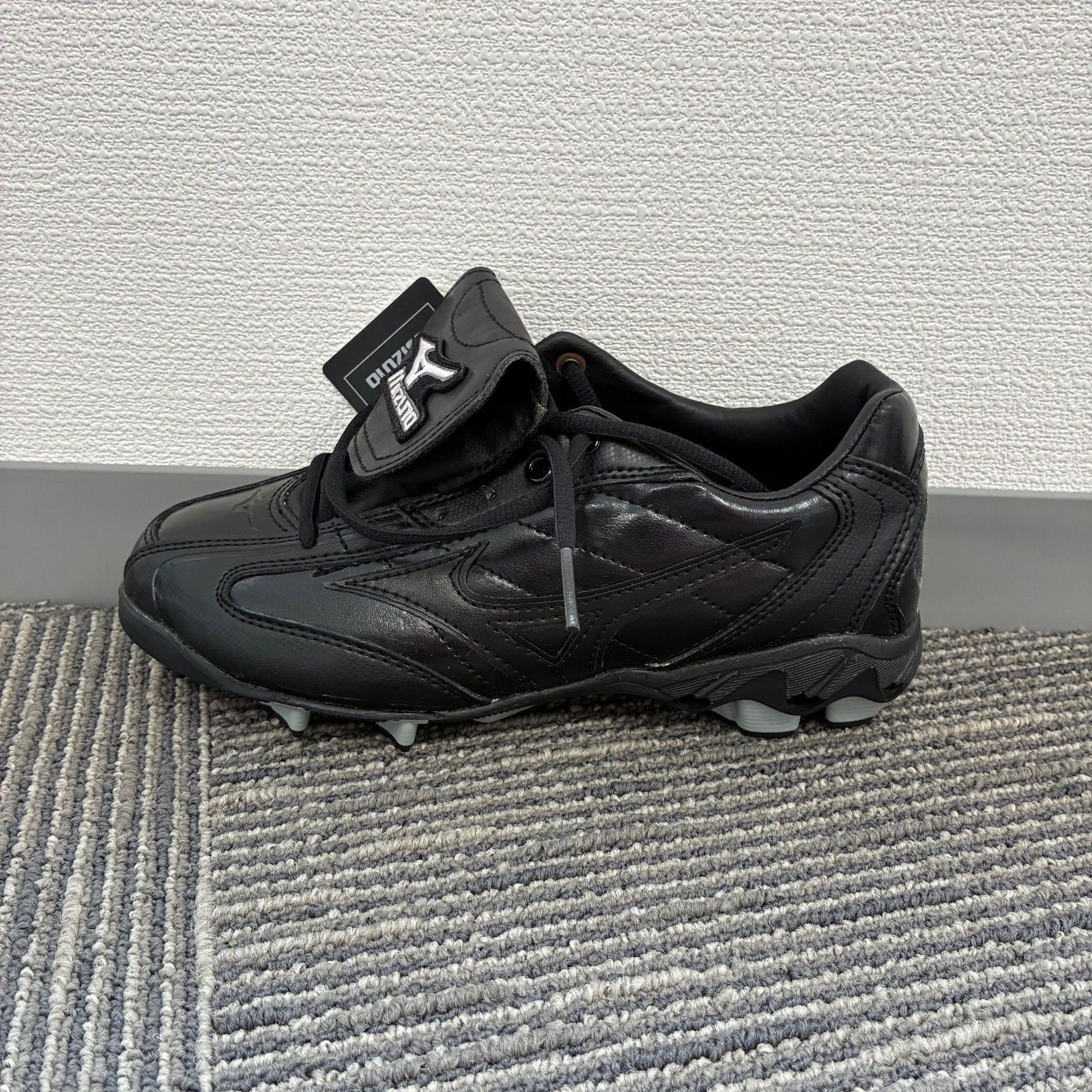 RN30 MIZUNO ミズノ 野球 ソフトボール用 スパイク 2KP-55100 黒 25.0 