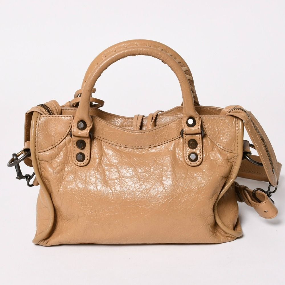 極美品 BALENCIAGA バレンシアガ ハンドバッグ Classic Mini City Bag