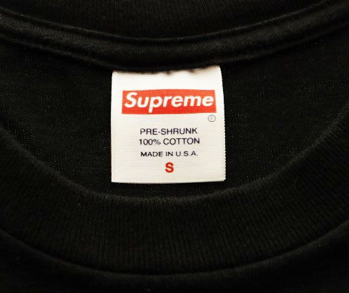 シュプリーム SUPREME 23AW AMERICAN PSYCHO TEE BLACK S アメリカン