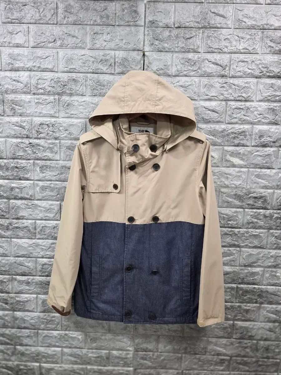 THE NORTH FACE ザノースフェイス フード トレンチ コート ベージュ サイズ 100