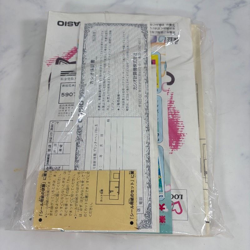 通電のみ/ジャンク】CASIO MY SEAL COMPUTER SV-100 ルーピー LOOPY