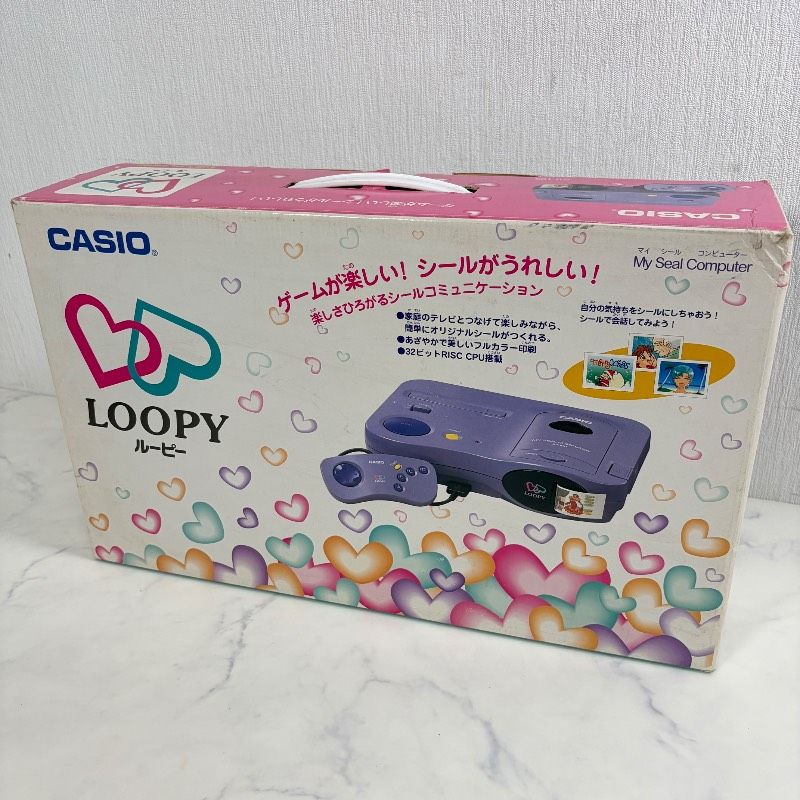 通電のみ/ジャンク】CASIO MY SEAL COMPUTER SV-100 ルーピー LOOPY