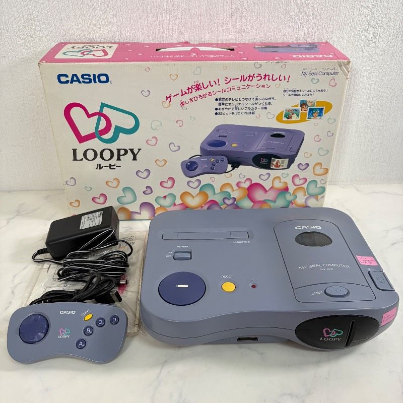 通電のみ/ジャンク】CASIO MY SEAL COMPUTER SV-100 ルーピー LOOPY