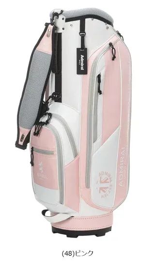 Admiral ユニオンジャック スタンドキャディバッグ★ピンク 新品】アドミラル ユニセックス キャディーバッグ ADMG5AC8 3.2kg 9型