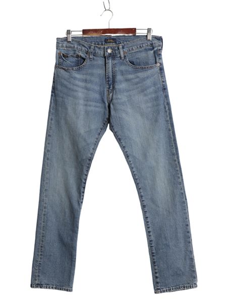 ポロ ラルフローレン デニム パンツ メンズ 32 32 / ヴィンテージ 加工 ジーンズ ジーパン スリム ストレート ボトムス ヒゲ アタリ 細身 お得なクーポン配布中!】 ポロ ラルフローレン デニム パンツ メンズ