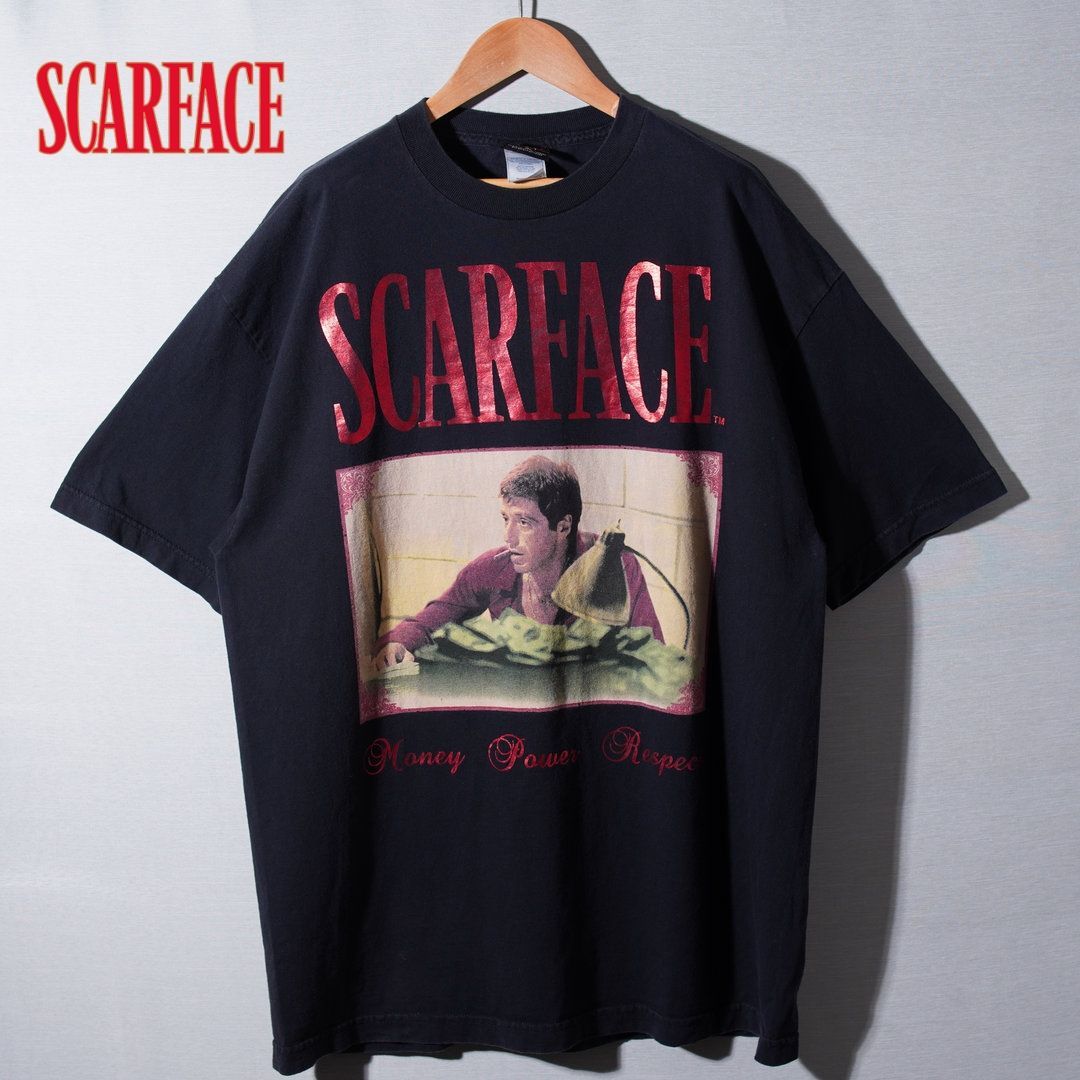 90s SCARFACE スカーフェイス Tシャツ XL ブラック アルパチーノ