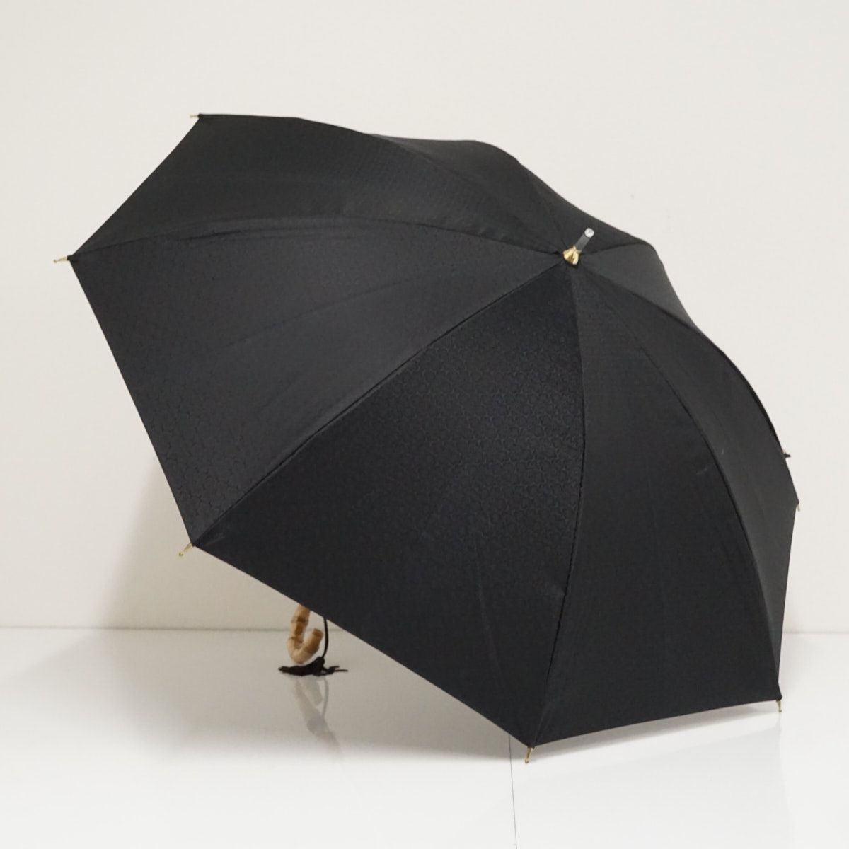 黒執事 日傘【非売品】【未使用】 日傘 前原光榮商店 USED美品 晴雨兼用 花菱 ショート 墨色 ブラック