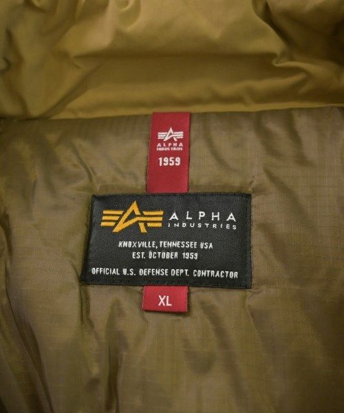 ALPHA ダウンジャケット/ダウンベスト メンズ 【古着】【中古】【送料