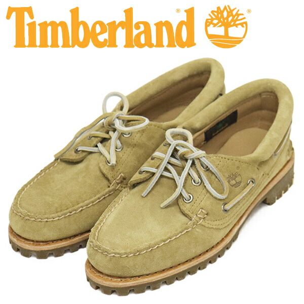 Timberland (ティンバーランド) A2GNV-EW1 NOREEN 3 EYE ノリーン スリーアイ ボートシューズ レディース Beige TB656 US8-約25.0cm