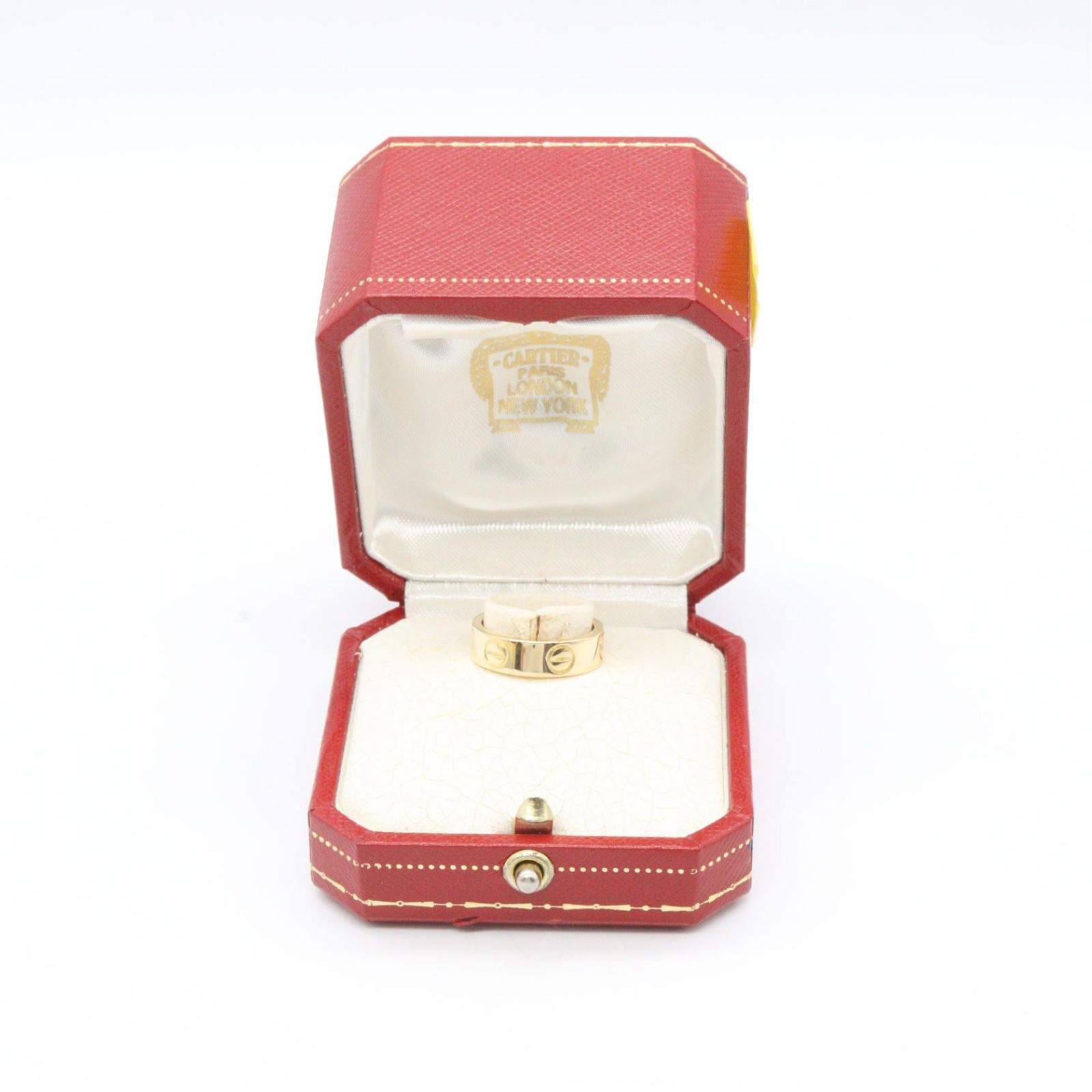 新品仕上げ済】 カルティエ Cartier ラブリング K18 イエローゴールド 