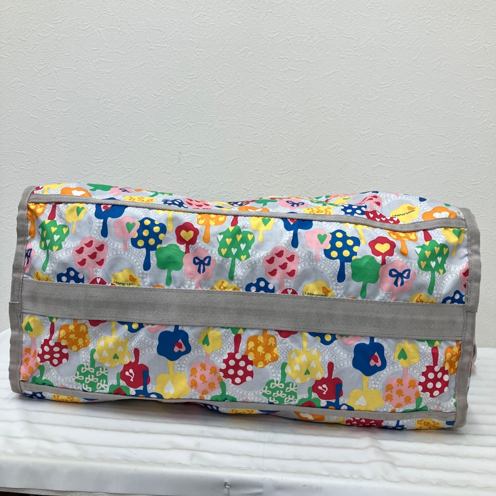 レスポートサック ボストンバッグ 2way 千鳥格子柄 LeSportsac 3935 LeSportsac レスポートサック ボストンバッグ 2way ラージ