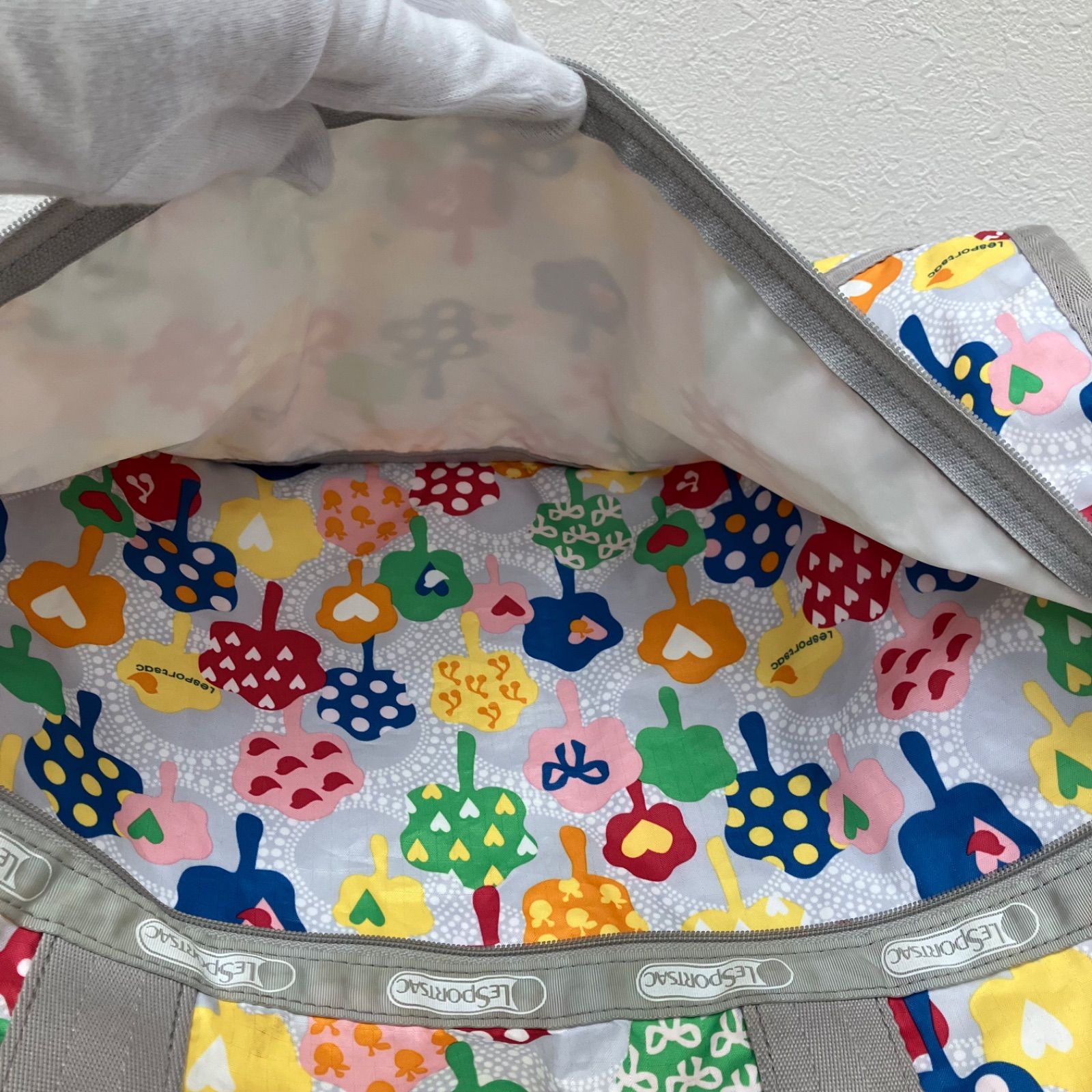 3935 LeSportsac レスポートサック ボストンバッグ 2way ラージ