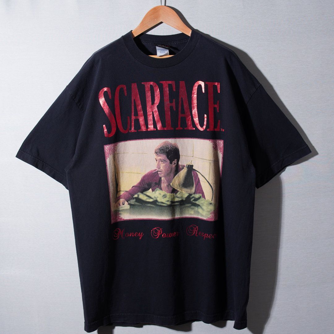 90s SCARFACE スカーフェイス Tシャツ XL ブラック アルパチーノ