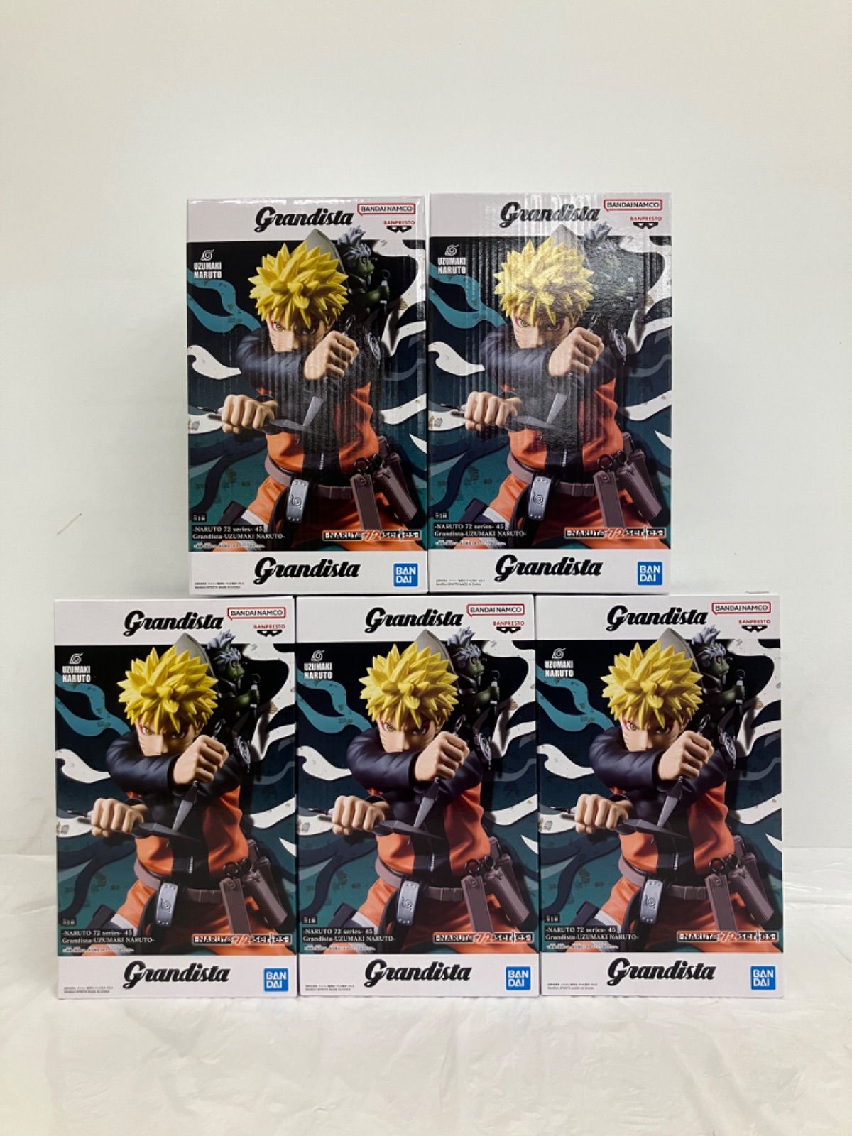 未開封 NARUTO 72 series Grandista うずまきナルト フィギュア 5個