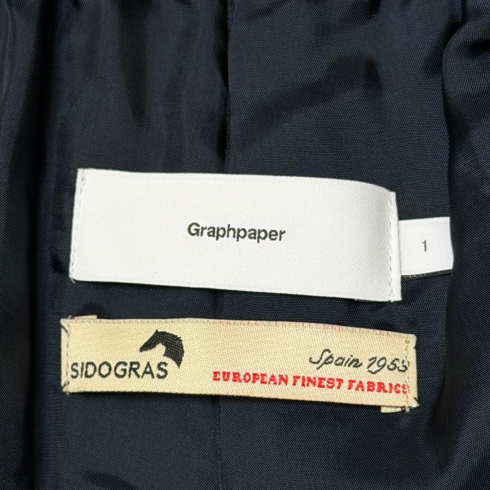 参考上代29700円 未使用 Graphpaper SIDOGRAS Twill Viscose Sleeping Easy Pants シドグラスツイルビスコースイージーパンツ スラックス グラフペーパー GM244-40013B ネイビー 1 （16217M） 参考上代29700円 未使用 Graphpaper SIDOGRAS Twill Viscose Sleeping