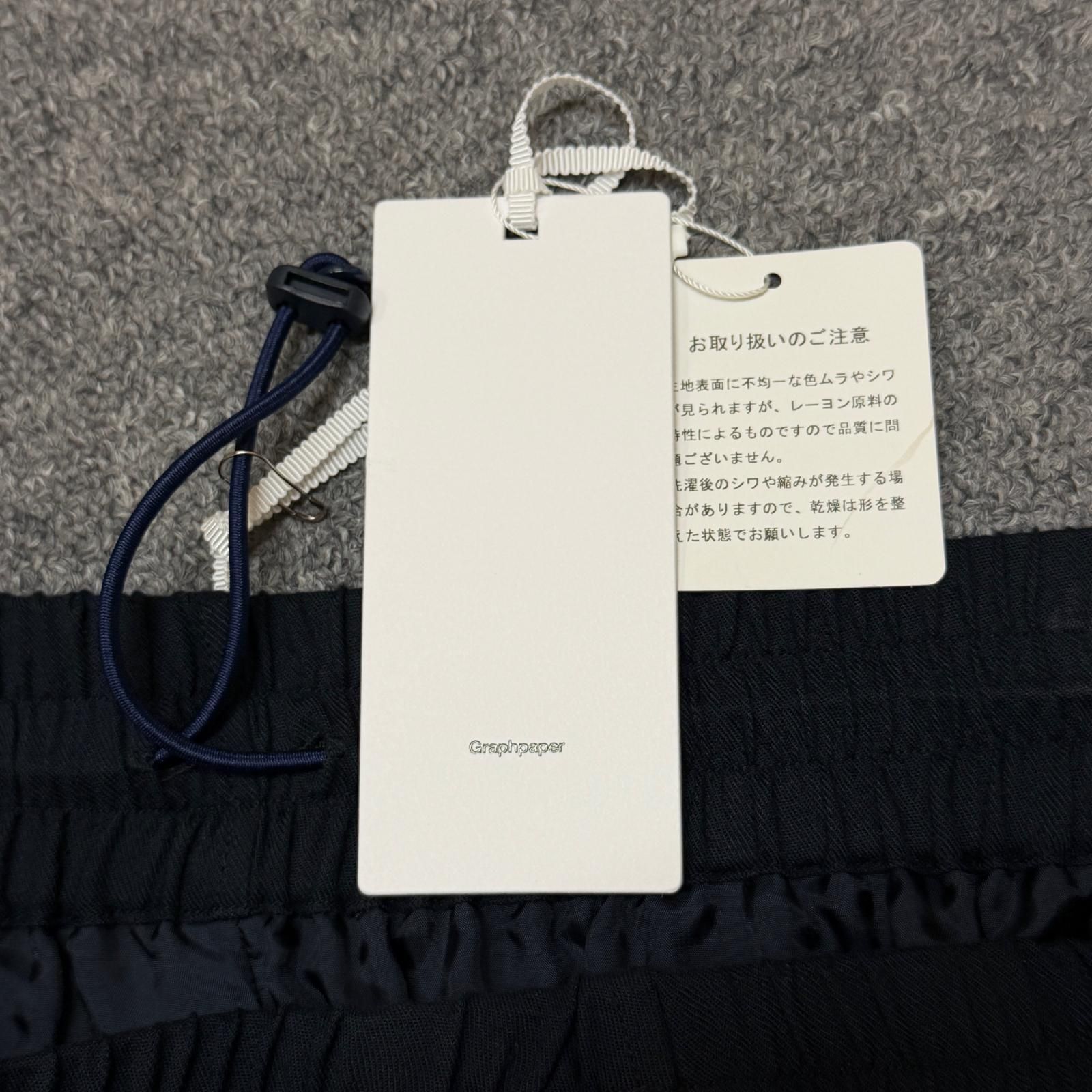 参考上代29700円 未使用 Graphpaper SIDOGRAS Twill Viscose Sleeping