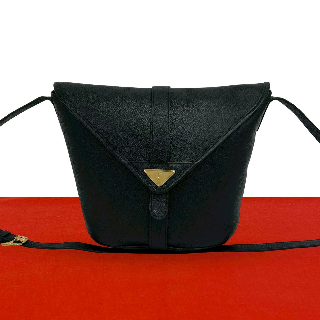 極 美品 YVES SAINT LAURENT イヴ・サンローラン ヴィンテージ ロゴ 