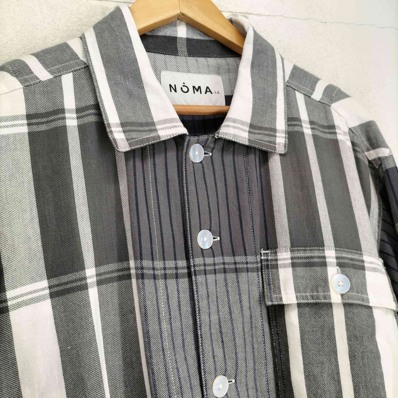 ノーマティーディー NOMA t.d. チェック柄カバーオール メンズ JPN：1 