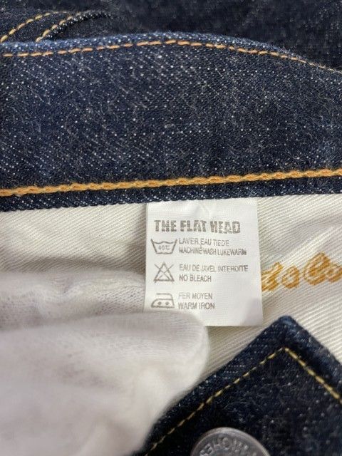 中古】FLATHEAD ﾌﾗｯﾄﾍｯﾄﾞ 3001Z ﾃﾞﾆﾑ ｼﾞｰﾝｽﾞ 赤耳 ｼﾞｯﾌﾟﾌﾗｲ ｽﾄﾚｰﾄ