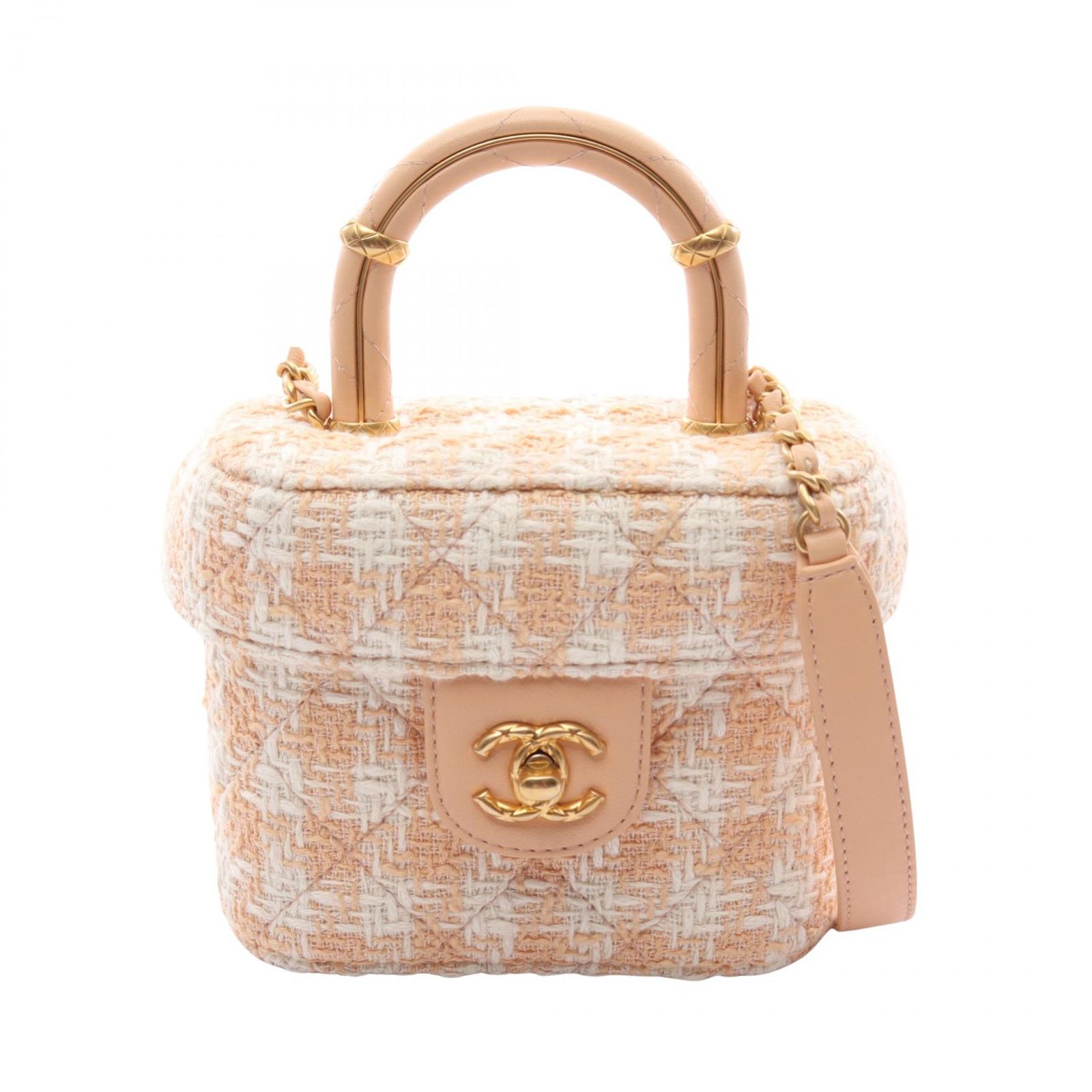 シャネル CHANEL ショルダーバッグ マトラッセ バニティ 2WAY AS3973