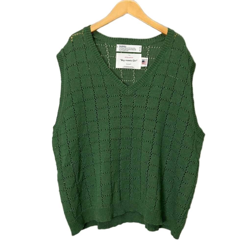 新作登場，低価 ダイリク DAIRIKU DAIRIKUA.J. Knit Vest ベスト ジレ