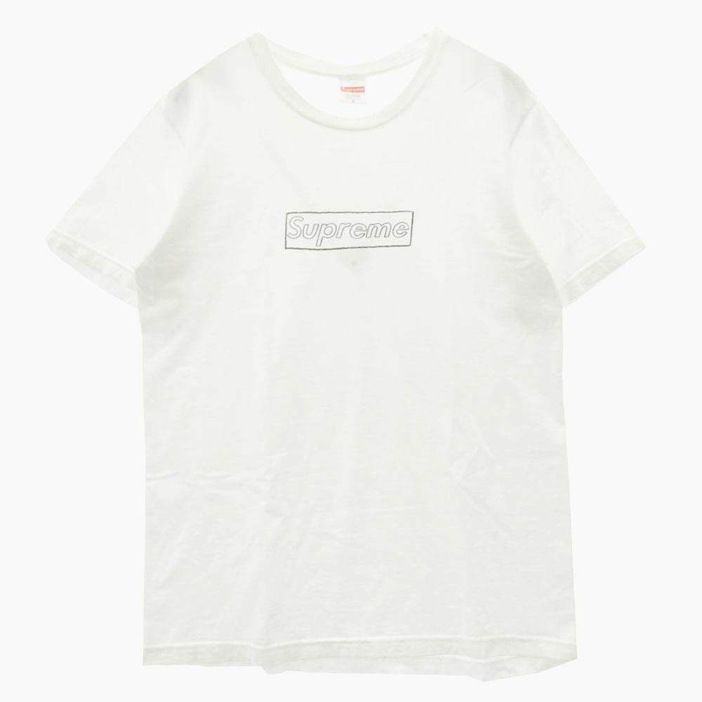 Supreme シュプリーム 21SS × KAWS Chalk Logo Tee カウズ チョーク