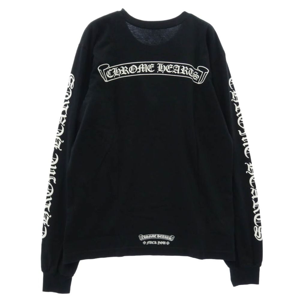 CHROME HEARTS クロムハーツ（原本無） Scroll Long Sleeve T-Shirt