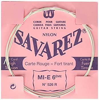 【中古】「未使用品」SAVAREZ サバレス クラシックギター弦 ピンクラベル ノーマルテンション6弦 526R (6st)