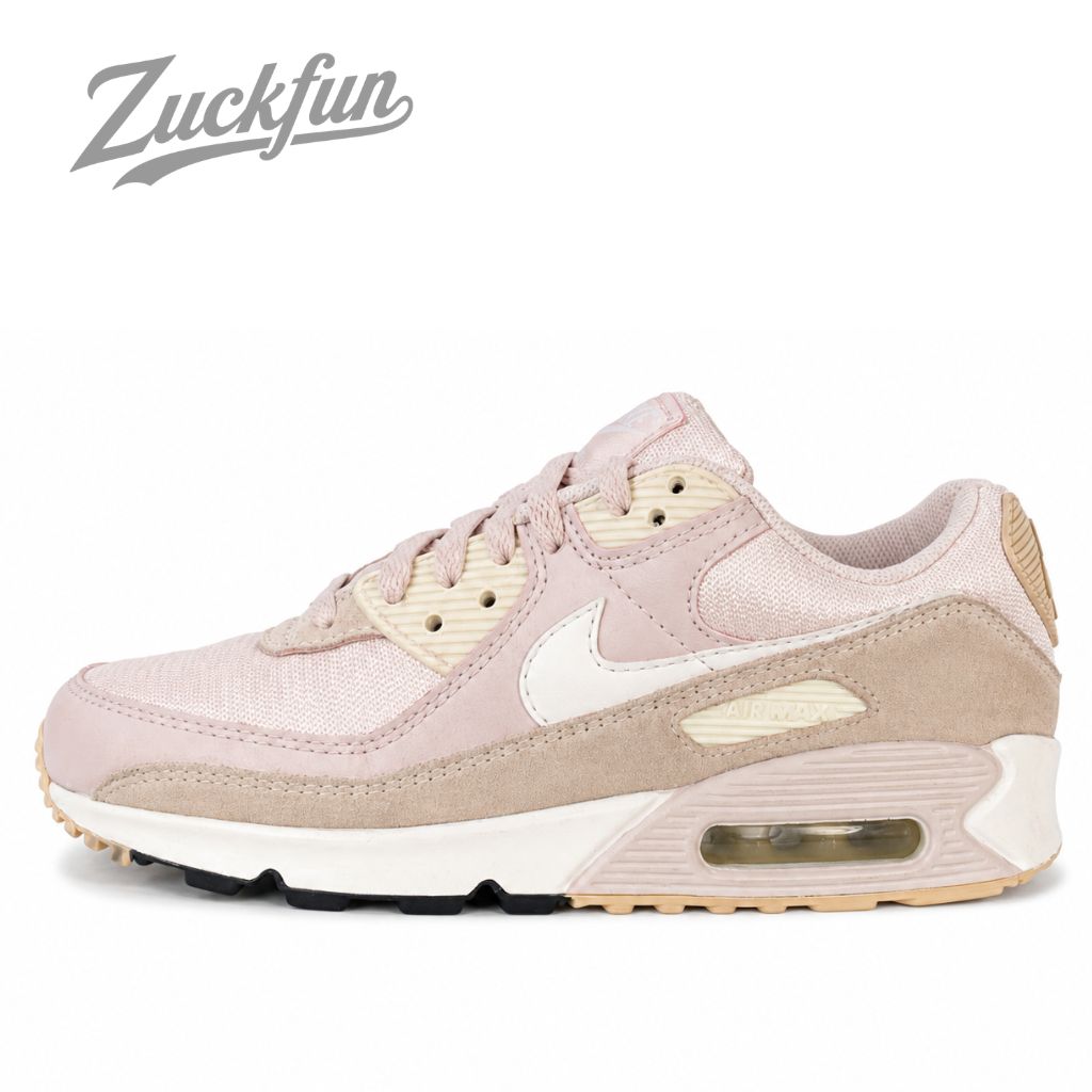 NIKE AIR MAX 90 ナイキ エア マックス 90 ベアリーローズ ホワイト ブラック 24cm レディース ナイキ スニーカー B00008