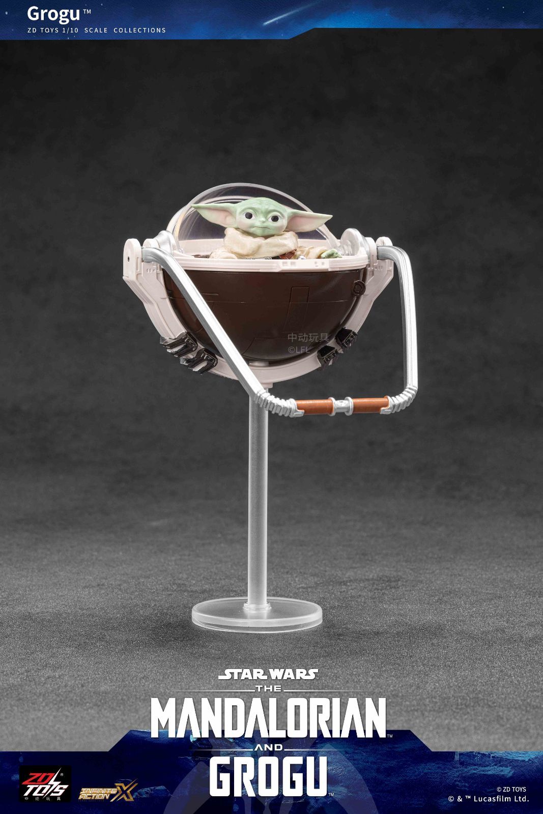 ZDTOYS スター・ウォーズ マンダロリアン アンド グローグー