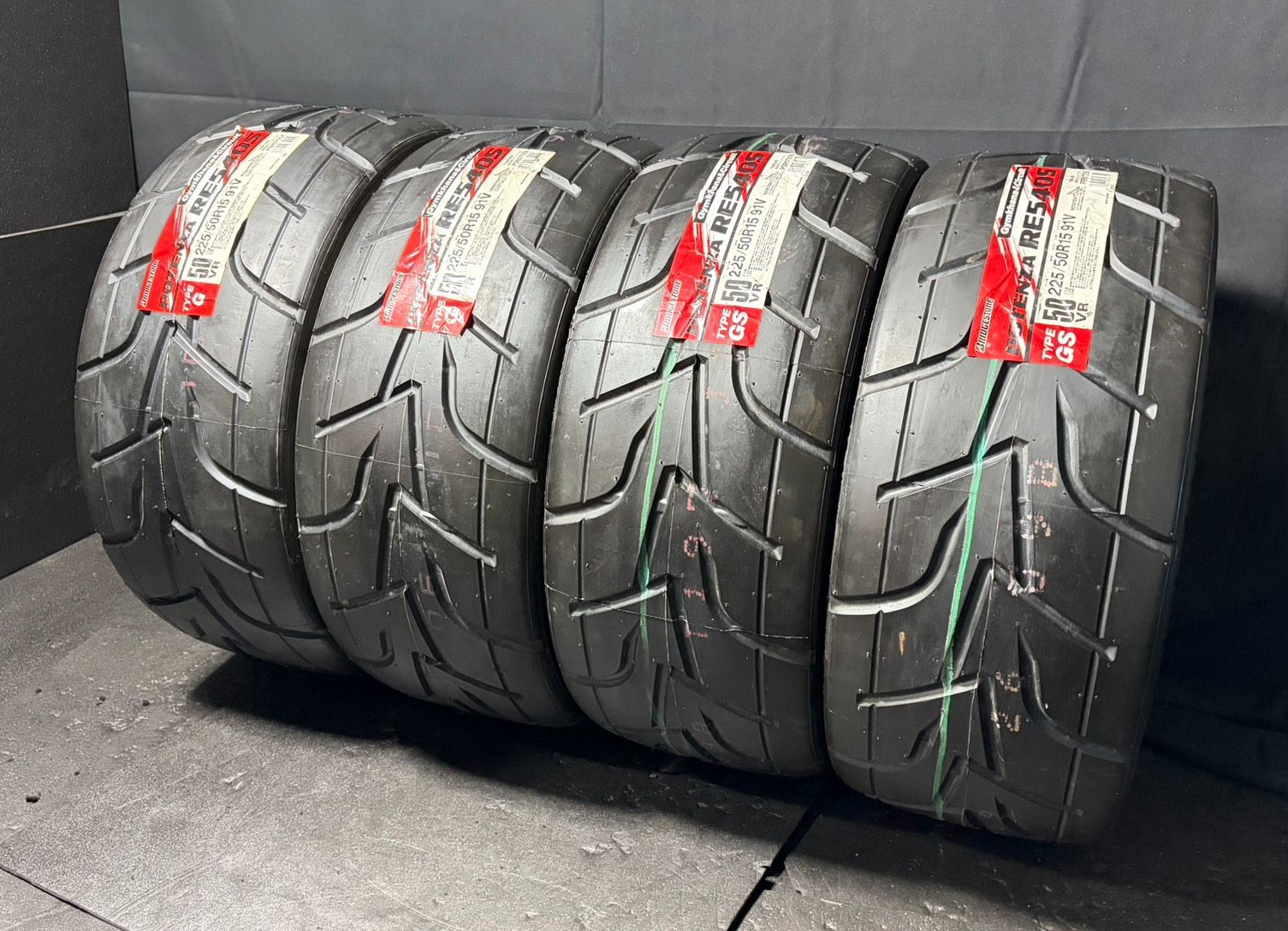 未使用品 ブリヂストン　BRIDGESTONE ポテンザ　POTENZA RE540S 225/50R15 4本 h_2333