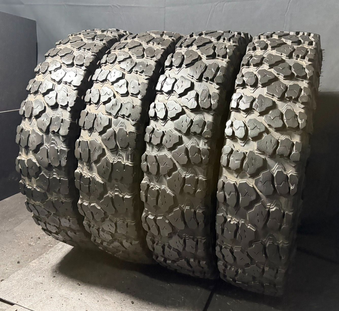 2021年製 約8.7～9.5mm ヨコハマ　YOKOHAMA ジオランダー　GEOLANDAR X-MT 7.50R16C 116/114N 10 PR 4本 h_2343