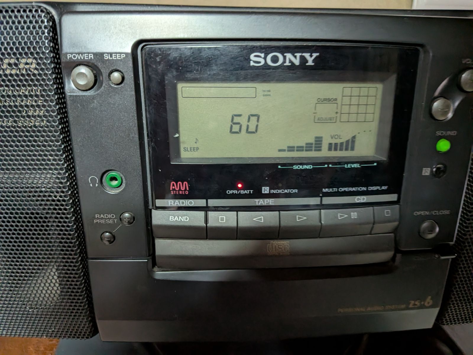 通電OK/ジャンク】SONY ソナホーク ZS-6 ラジカセj1 - メルカリ
