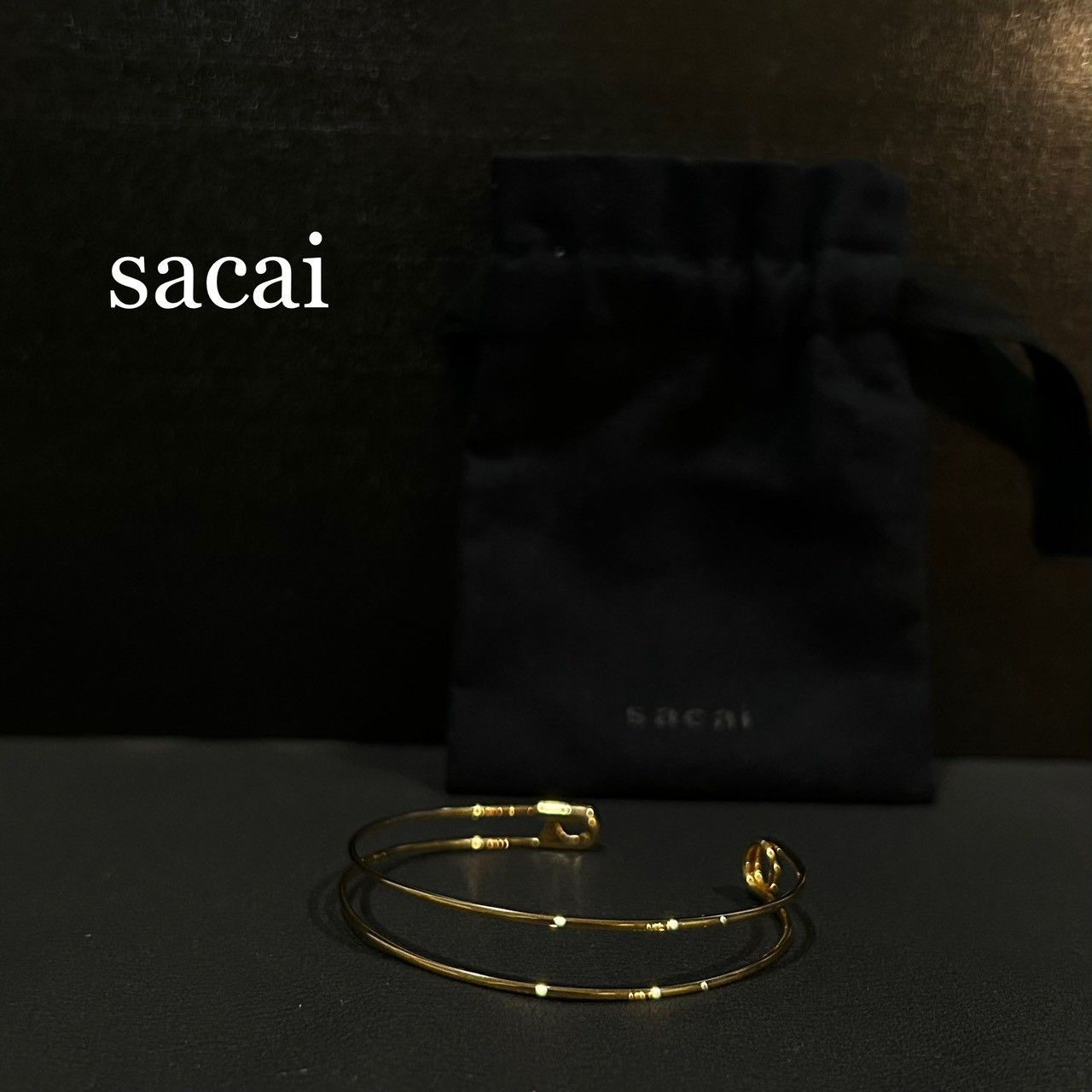『sacai』サカイ バングル セーフティピン ブレスレット