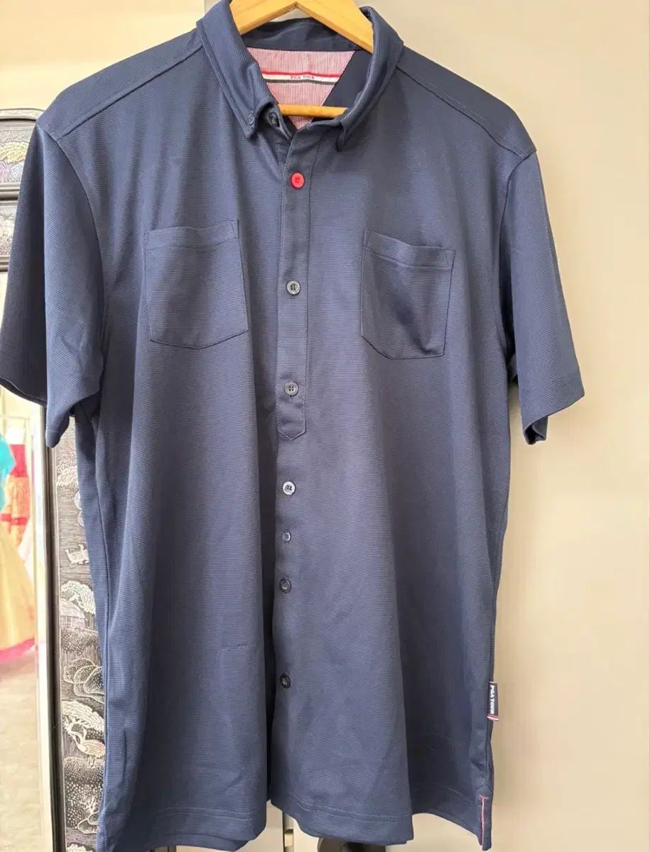 FILA GOLF メンズ 半袖 KARA Tシャツ ネイビー 110サイズ