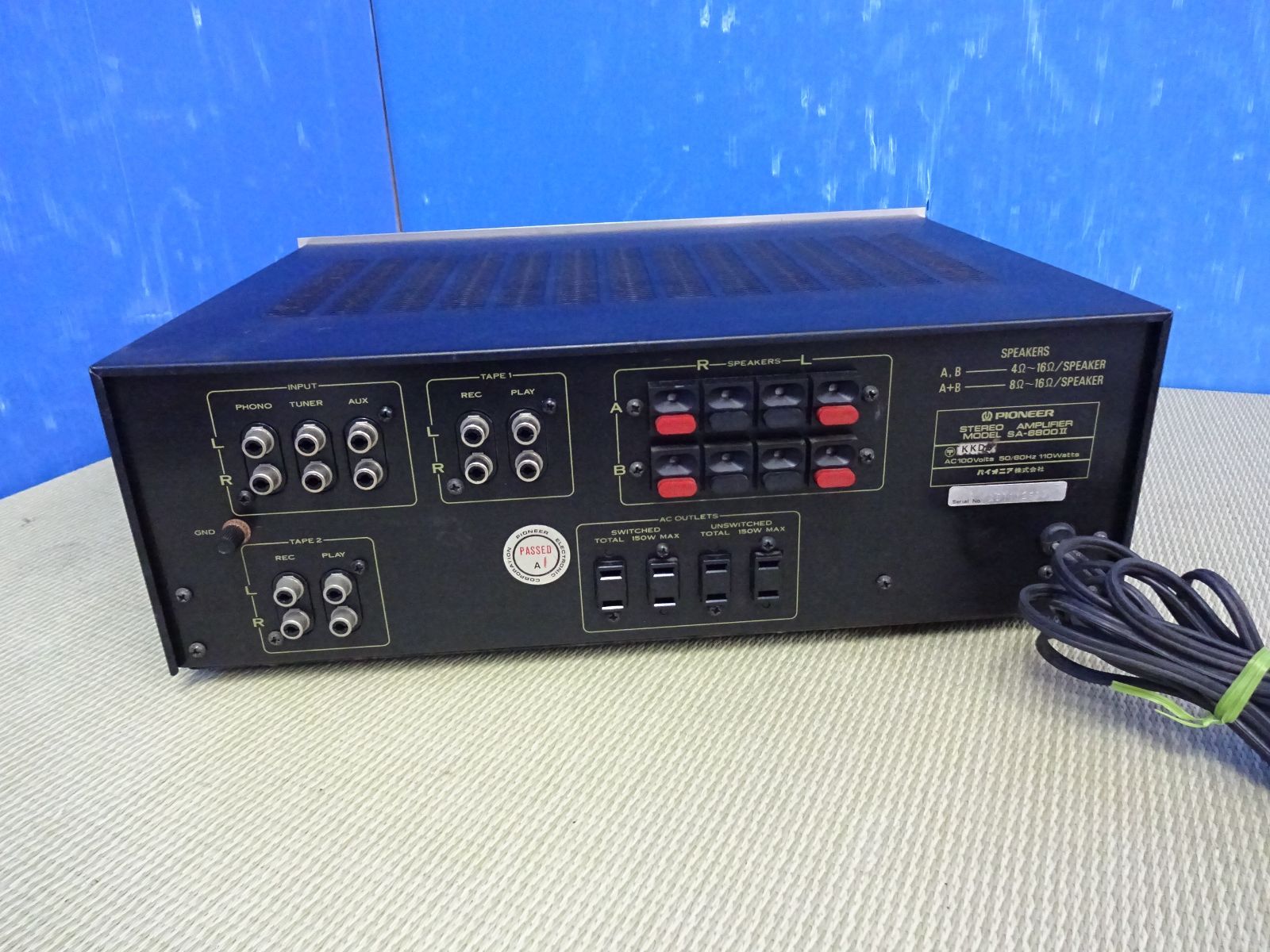 i197☆Pioneer プリメインアンプ SA-6800II ジャンク品/送料無料☆2606