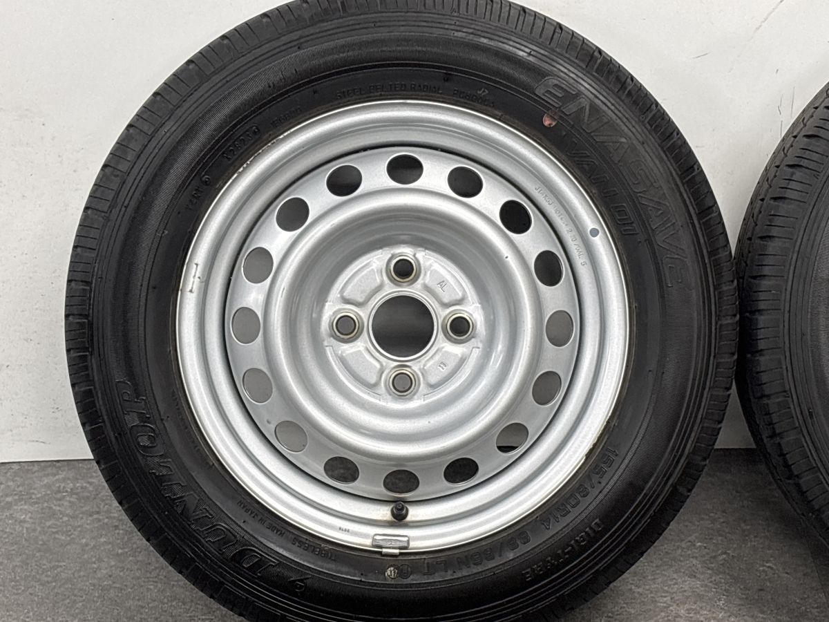プロボックス・サクシード ダンロップ エナセーブ 155/80R14 良好品】トヨタ プロボックス サクシード 純正 14in 5J +39 PCD100