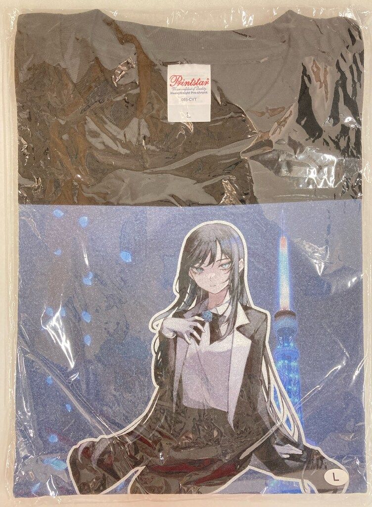 Ado×TOKYO TOWER Ado 東京タワーにいってきましたTシャツ(黒/描き下ろし) L